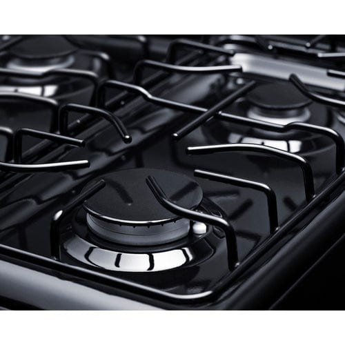 Summit 20" Wide Black Gas Range RG201B