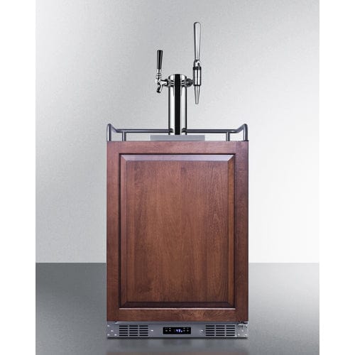 Summit 24 inch Built-In Cold Brew/Nitro Coffee Kegerator SBC682PNRCMTWIN