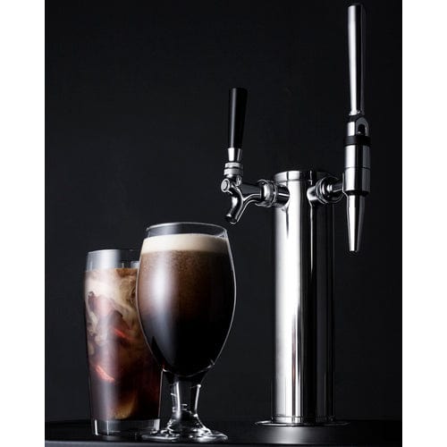Summit 24 inch Built-In Cold Brew/Nitro Coffee Kegerator SBC682PNRCMTWIN