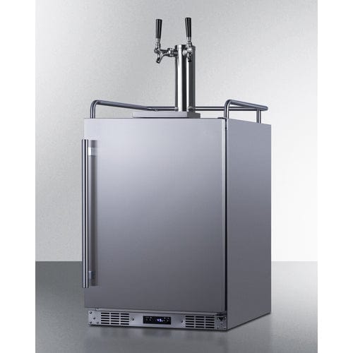 Summit 24" Outdoor Beer and Wine Kegerator SBC683OSTWINBW