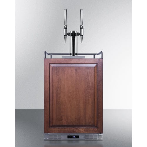 Summit 24" Wide Built-In Cold Brew Coffee Kegerator SBC682PNRCFTWIN