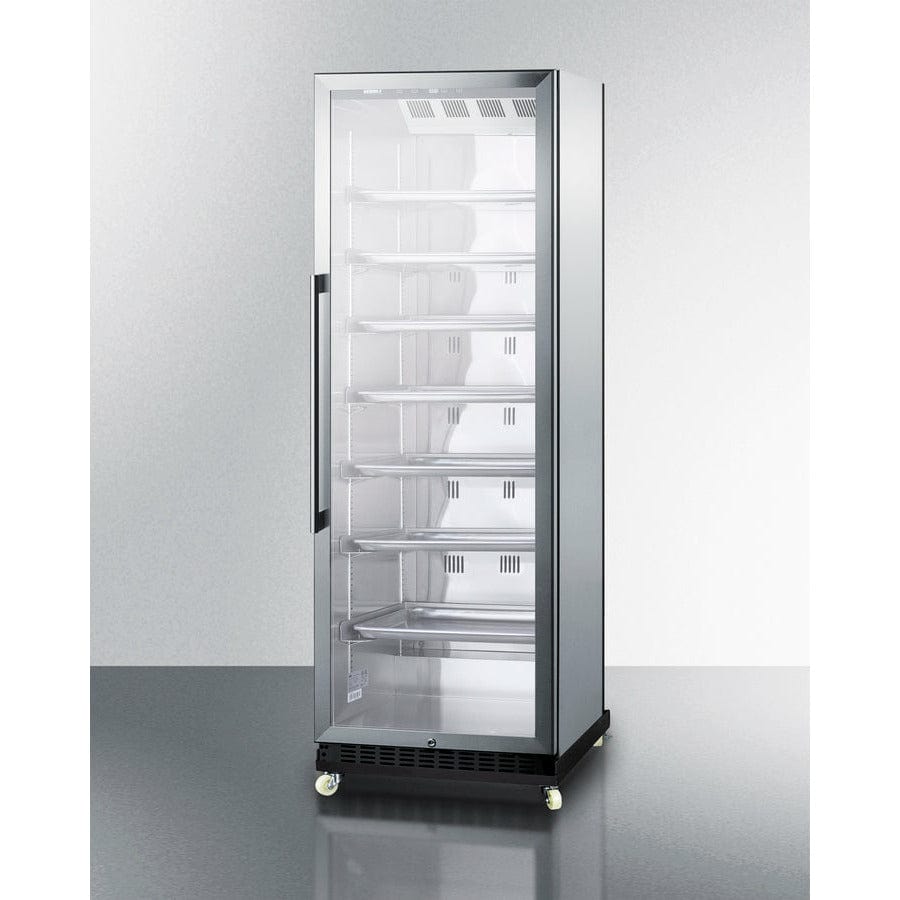 Summit 24" Wide Mini Reach-In Beverage Center with Dolly - SCR1401 I Luxury Appliances Direct