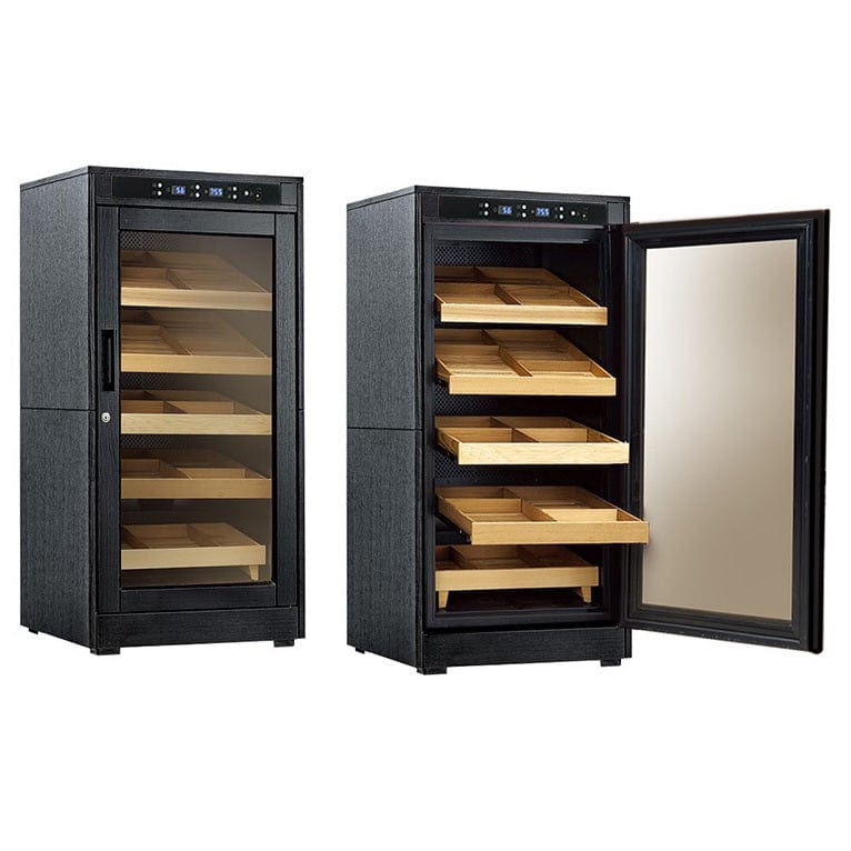 Prestige Import Group The Redford Lite Electric Cabinet Cigar Humidor RDFD/LT I Luxury Appliances Direct