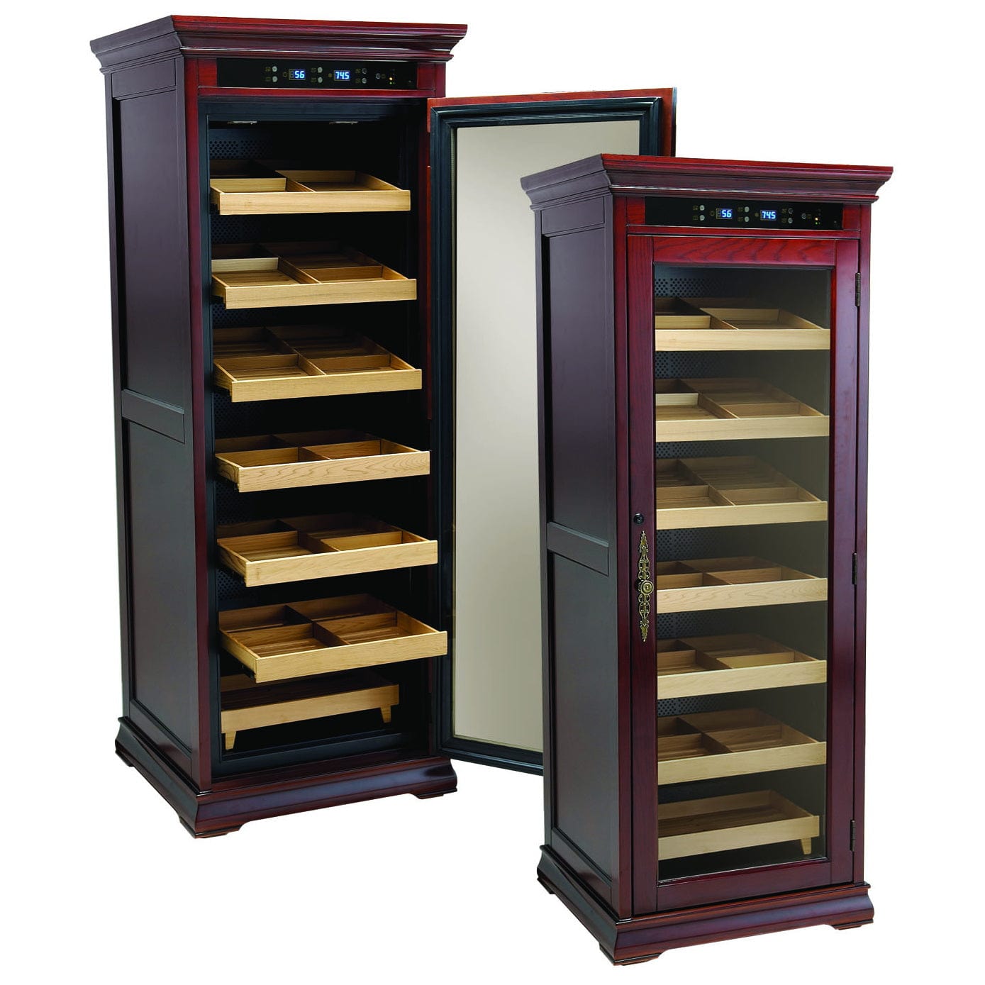 Prestige Import Group The Remington Electric Cabinet Cigar Humidor RMGTN I Luxury Appliances Direct