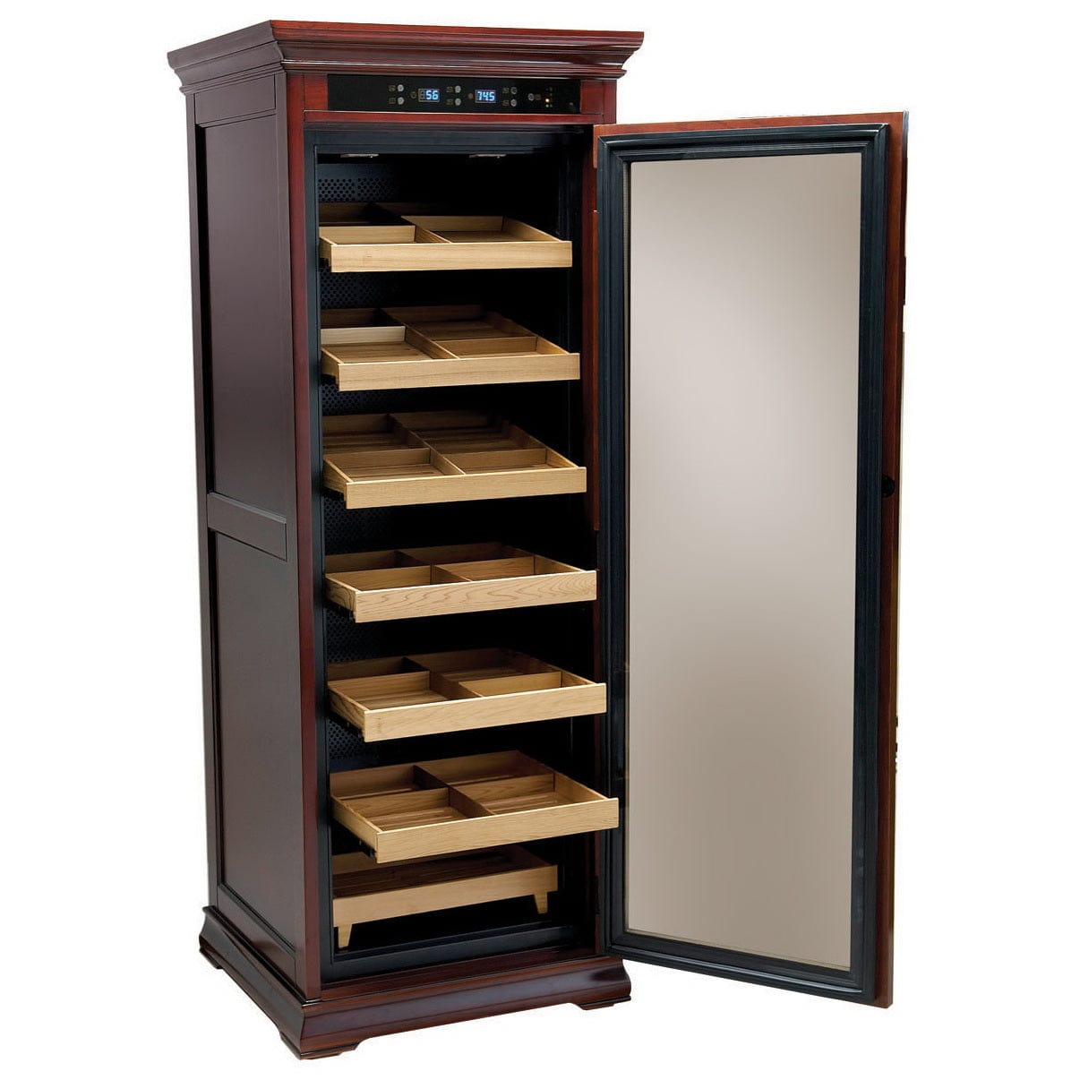Prestige Import Group The Remington Electric Cabinet Cigar Humidor RMGTN I Luxury Appliances Direct