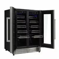 Thor Appliance Package - 48 In. Gas Range, Range Hood, Refrigerator with Water and Ice Dispenser, Dishwasher & Wine Cooler I Luxury Appliances Direct