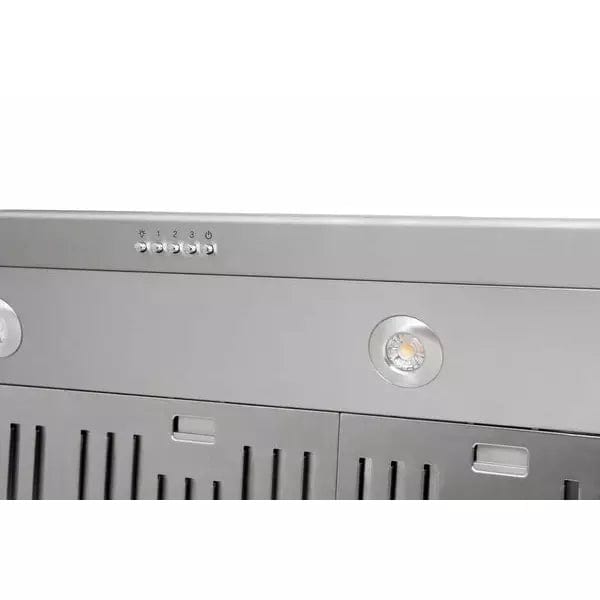 Thor Kitchen 2-Piece Appliance Package - 24" Electric Range and Under Cabinet Hood in Stainless Steel I Luxury Appliances Direct