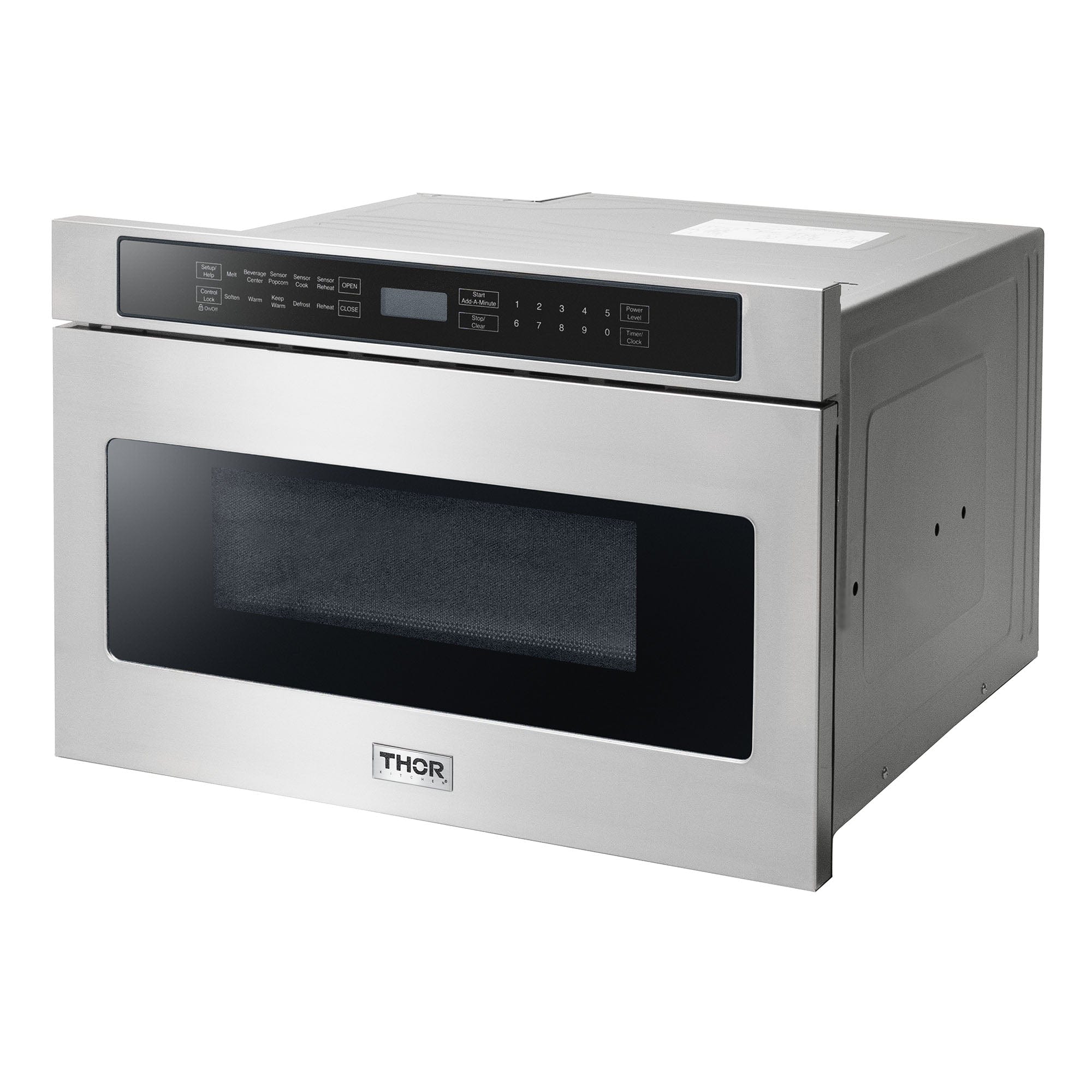Thor Kitchen 24" 1.2 Cu. Ft. Microwave Drawer In Stainless Steel TMD2401 I Luxury Appliances Direct