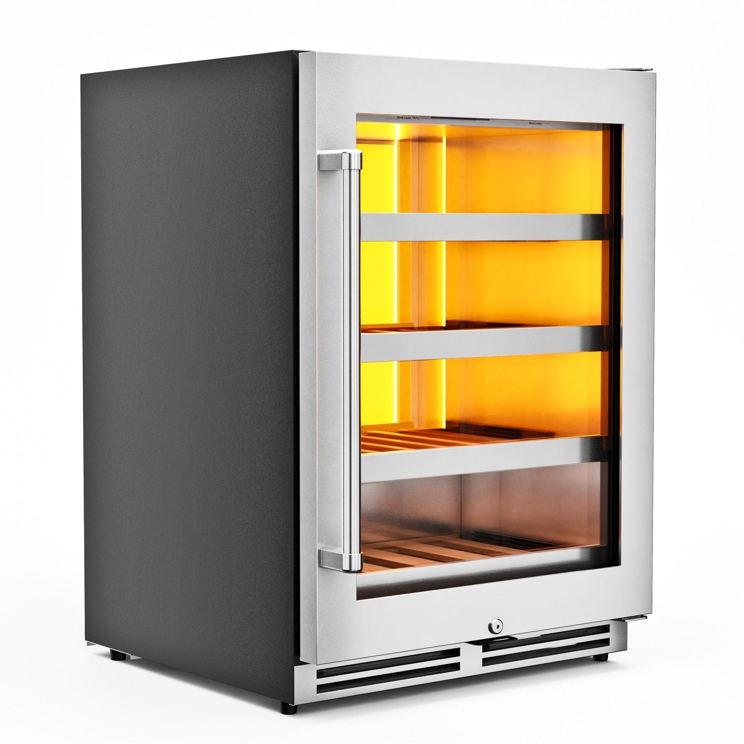 Thor Kitchen 24" 45 Bottle Left Swing Wine Cooler with Backlight TWC24UL I Luxury Appliances Direct