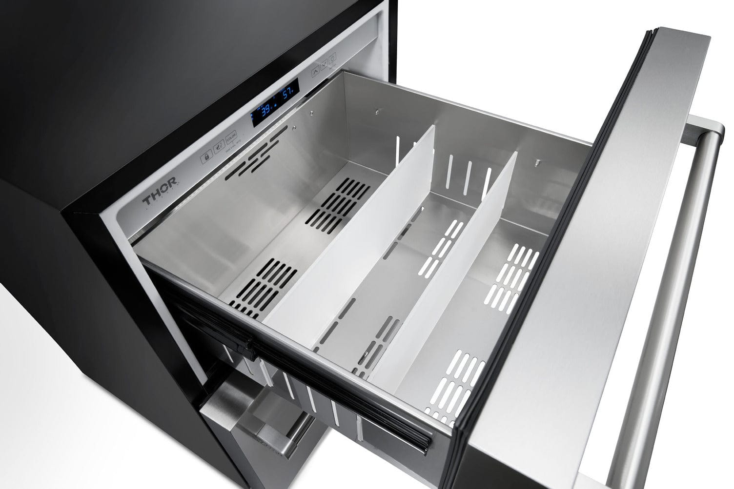Thor Kitchen 24" 5.4 cu. ft. Indoor or Outdoor Refrigerator Drawer TRF24U I Luxury Appliances Direct
