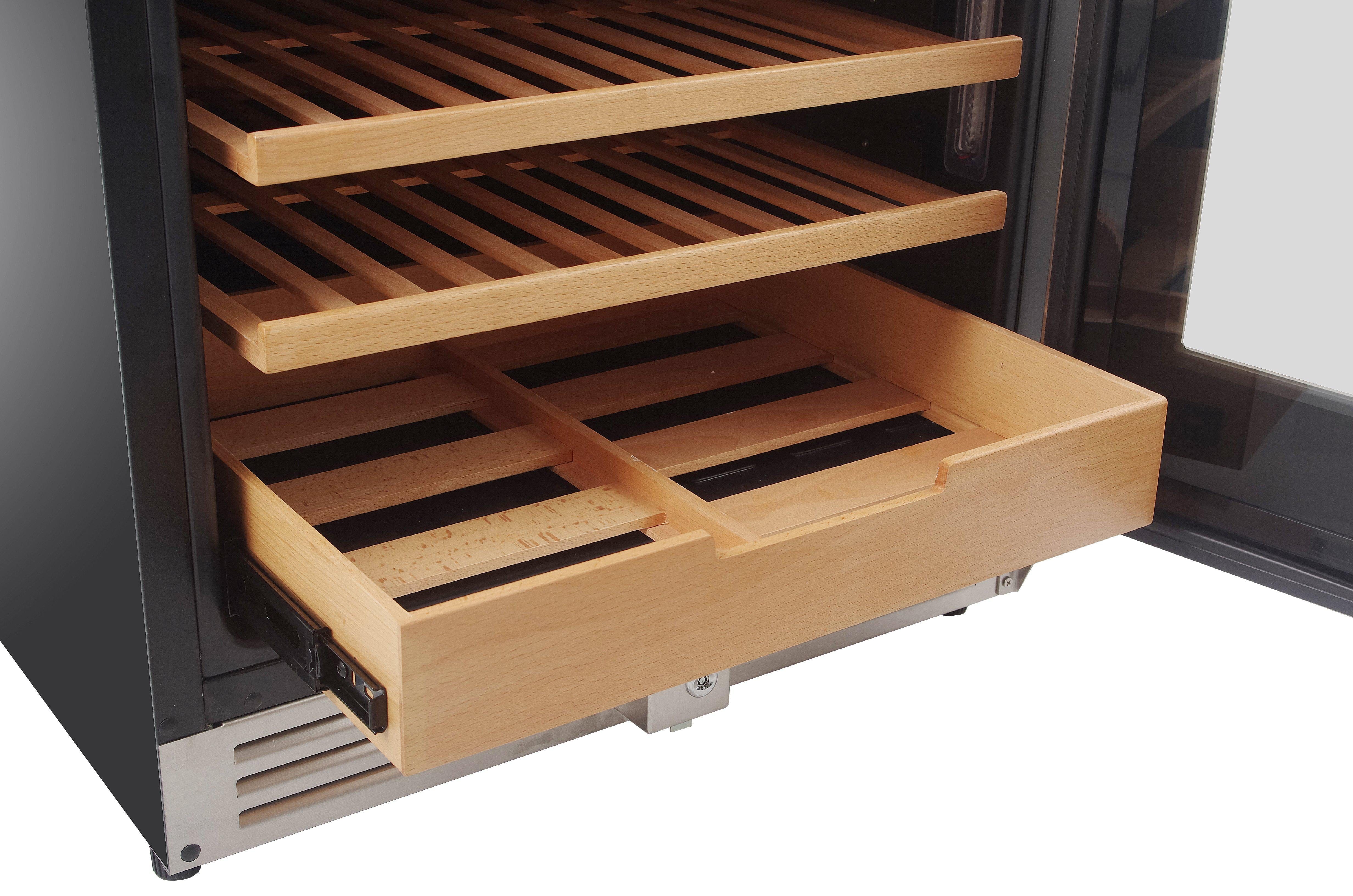 Thor Kitchen 24 in. 162 Bottle Dual Zone Wine Cooler TWC2403DI I Luxury Appliances Direct