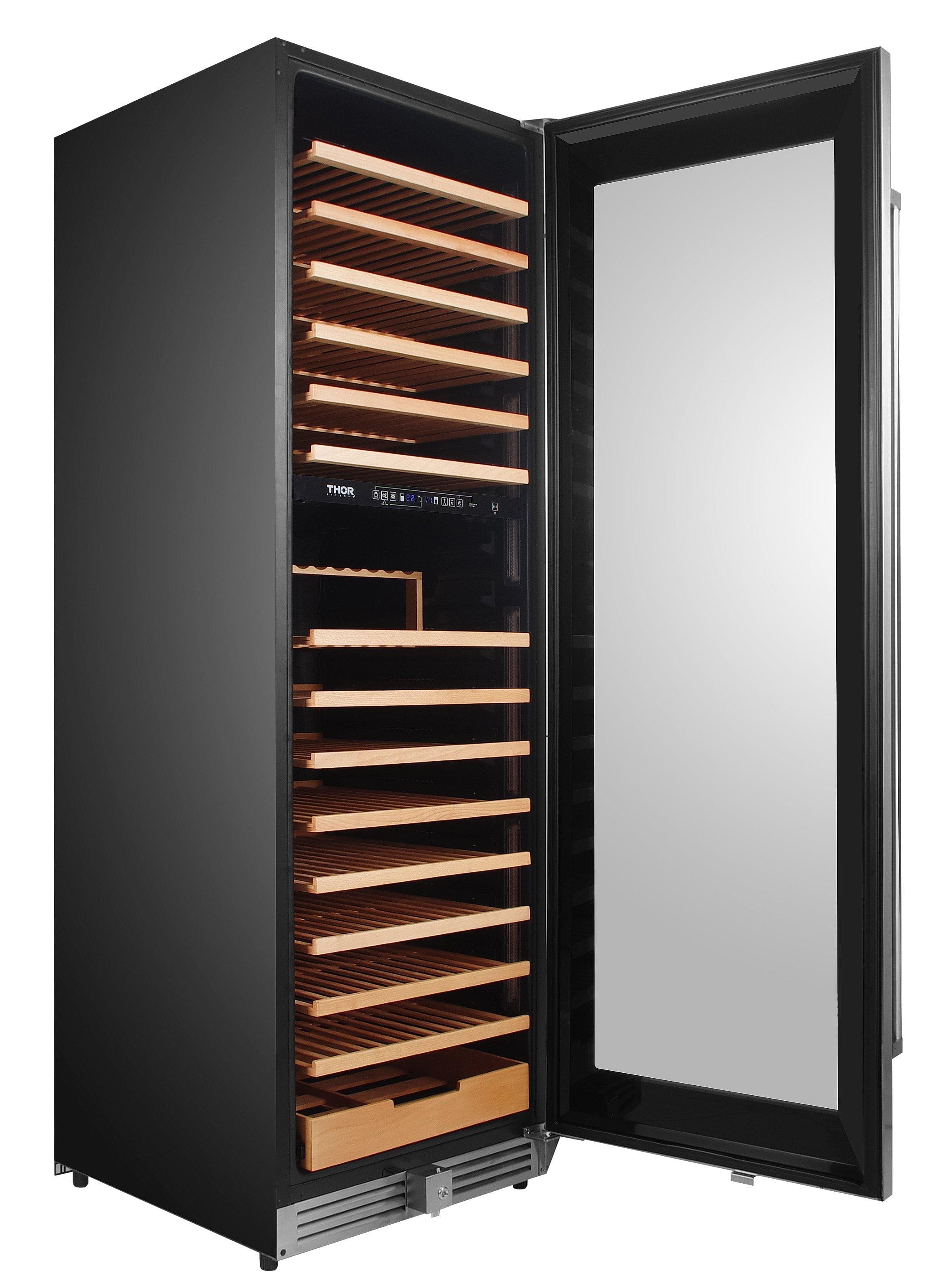 Thor Kitchen 24 in. 162 Bottle Dual Zone Wine Cooler TWC2403DI I Luxury Appliances Direct