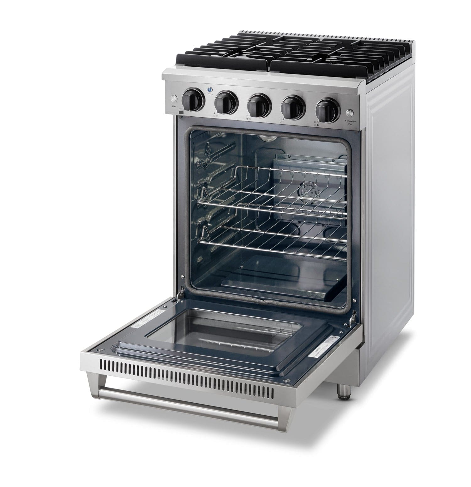 Thor Kitchen 24 in. Professional Gas Range in Stainless Steel LRG2401U I Luxury Appliances Direct