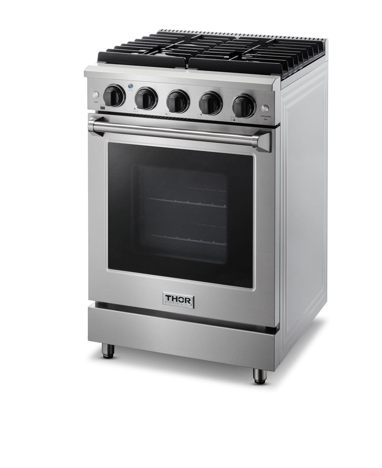 Thor Kitchen 24 in. Professional Propane Gas Range in Stainless Steel LRG2401ULP I Luxury Appliances Direct