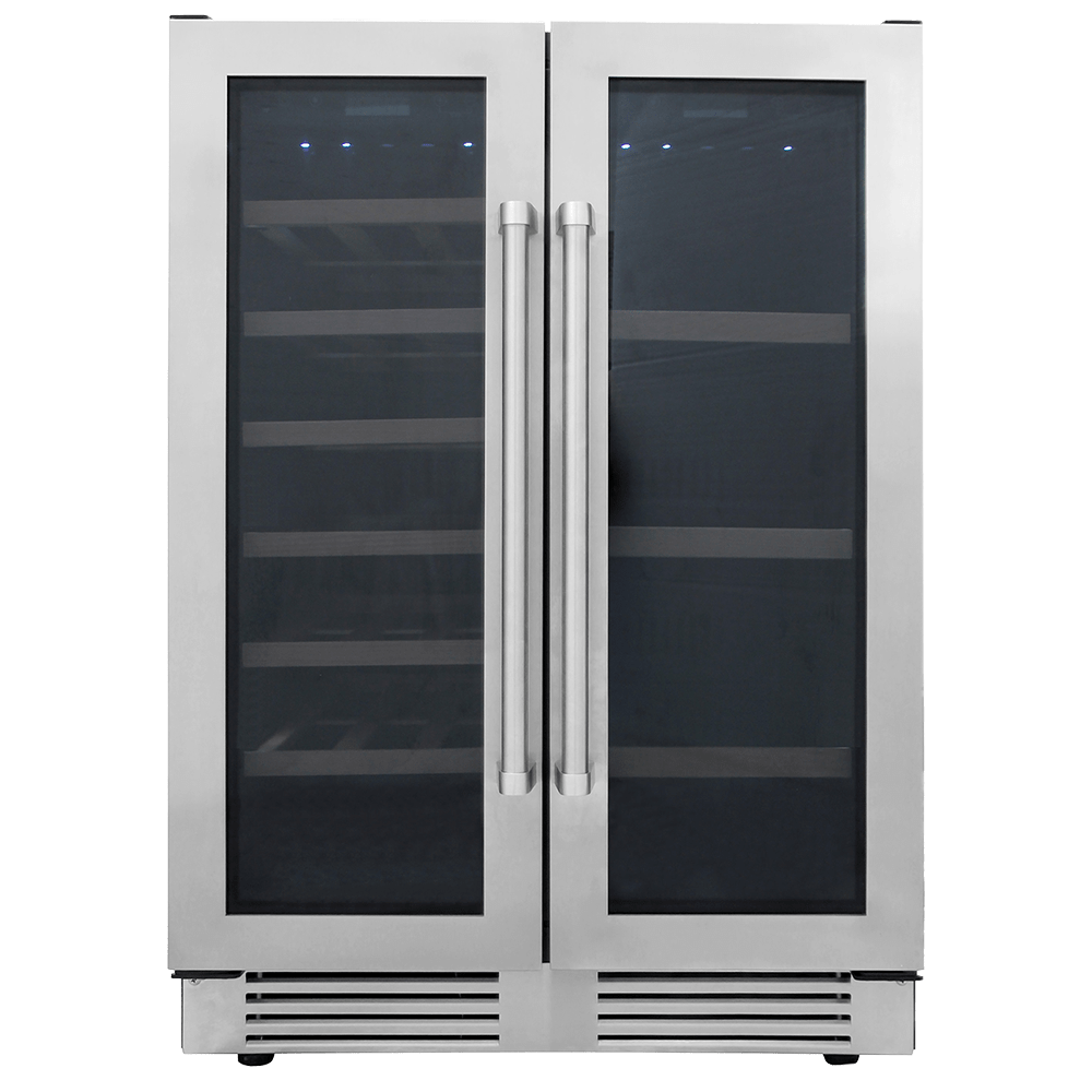 Thor Kitchen 24 Inch 21 Bottle & 95-Can Wine Cooler TBC2401DI I Luxury Appliances Direct