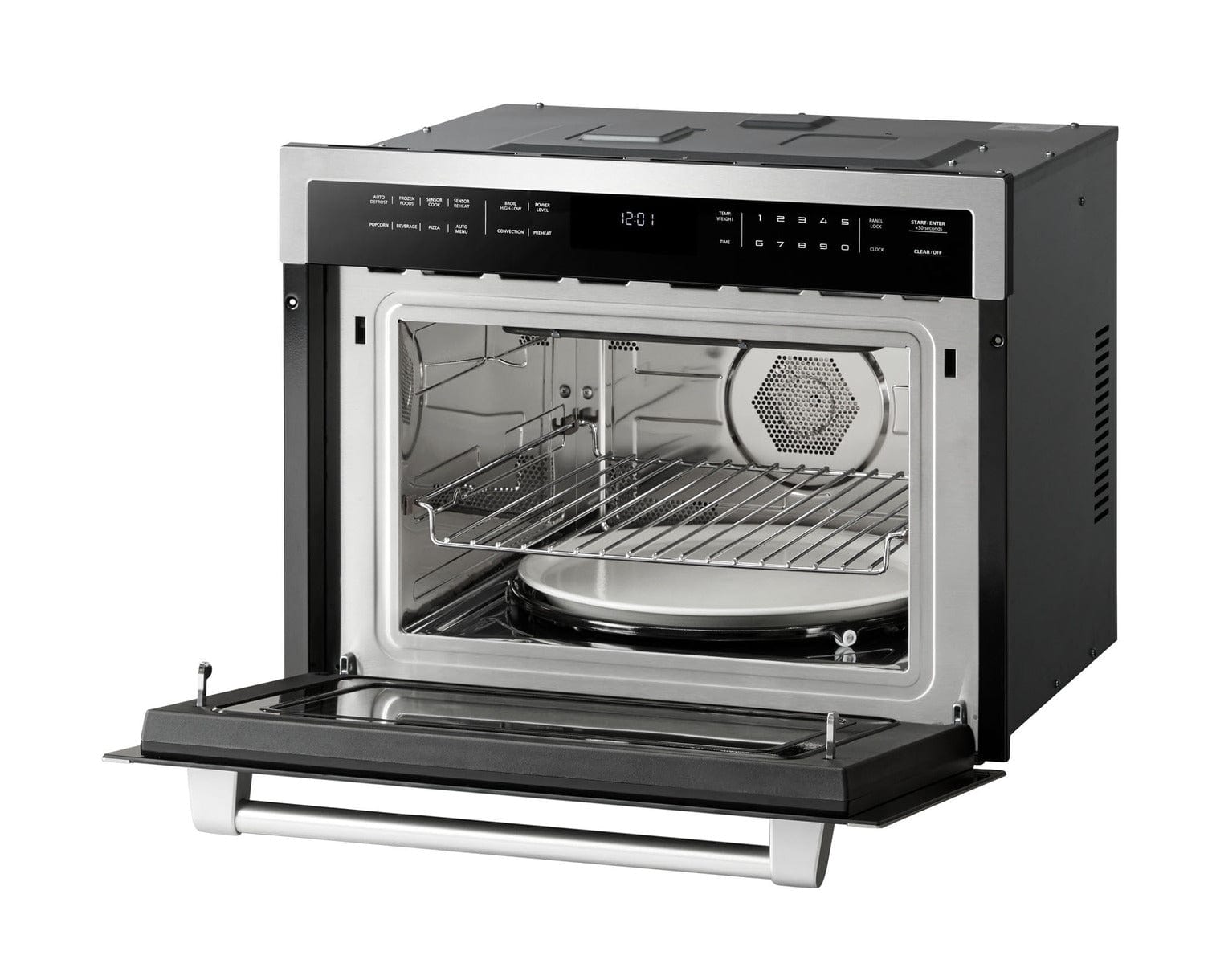 Thor Kitchen 24 Inch Microwave Oven In Stainless Steel TMO24 I Luxury Appliances Direct