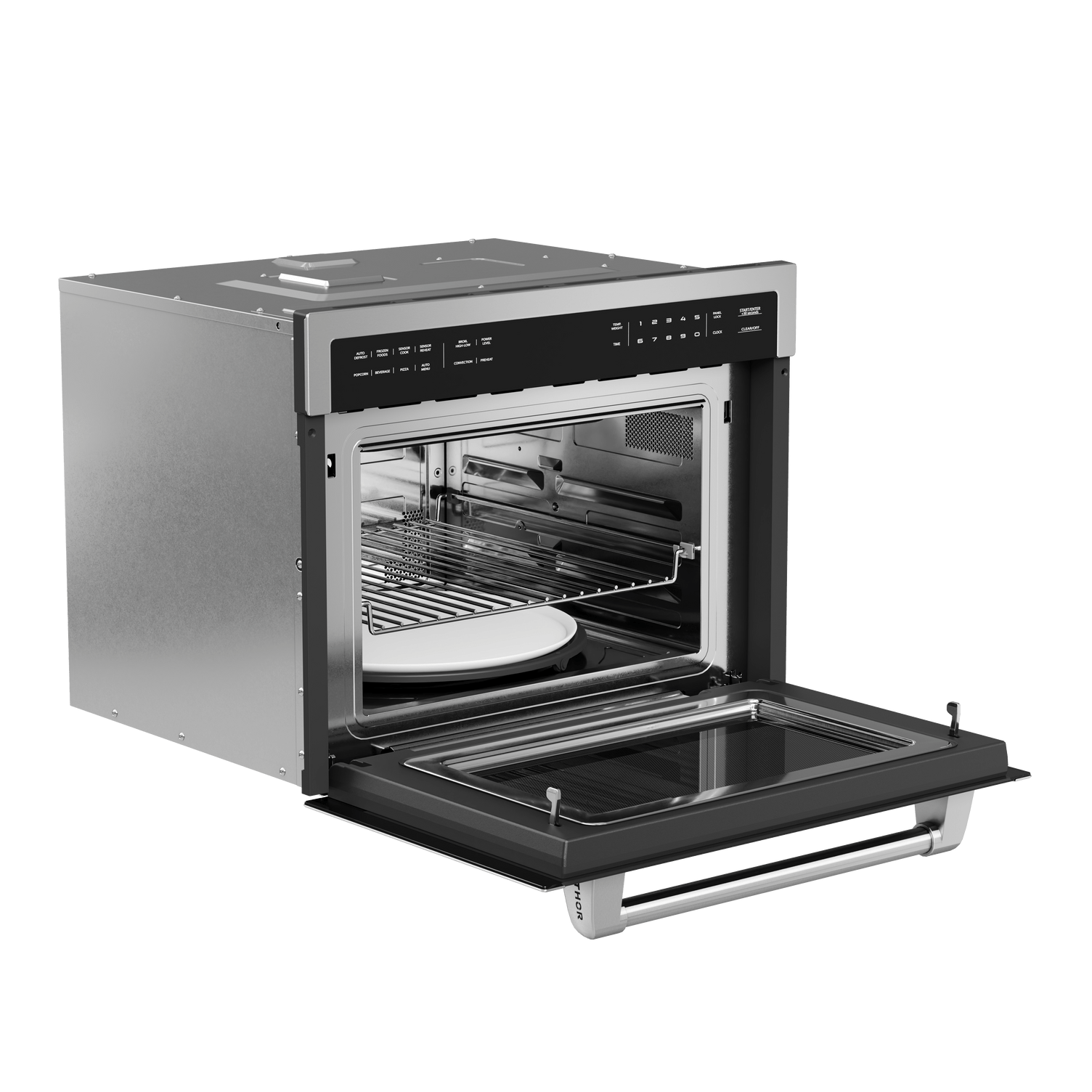 Thor Kitchen 24 Inch Microwave Oven In Stainless Steel TMO24 I Luxury Appliances Direct