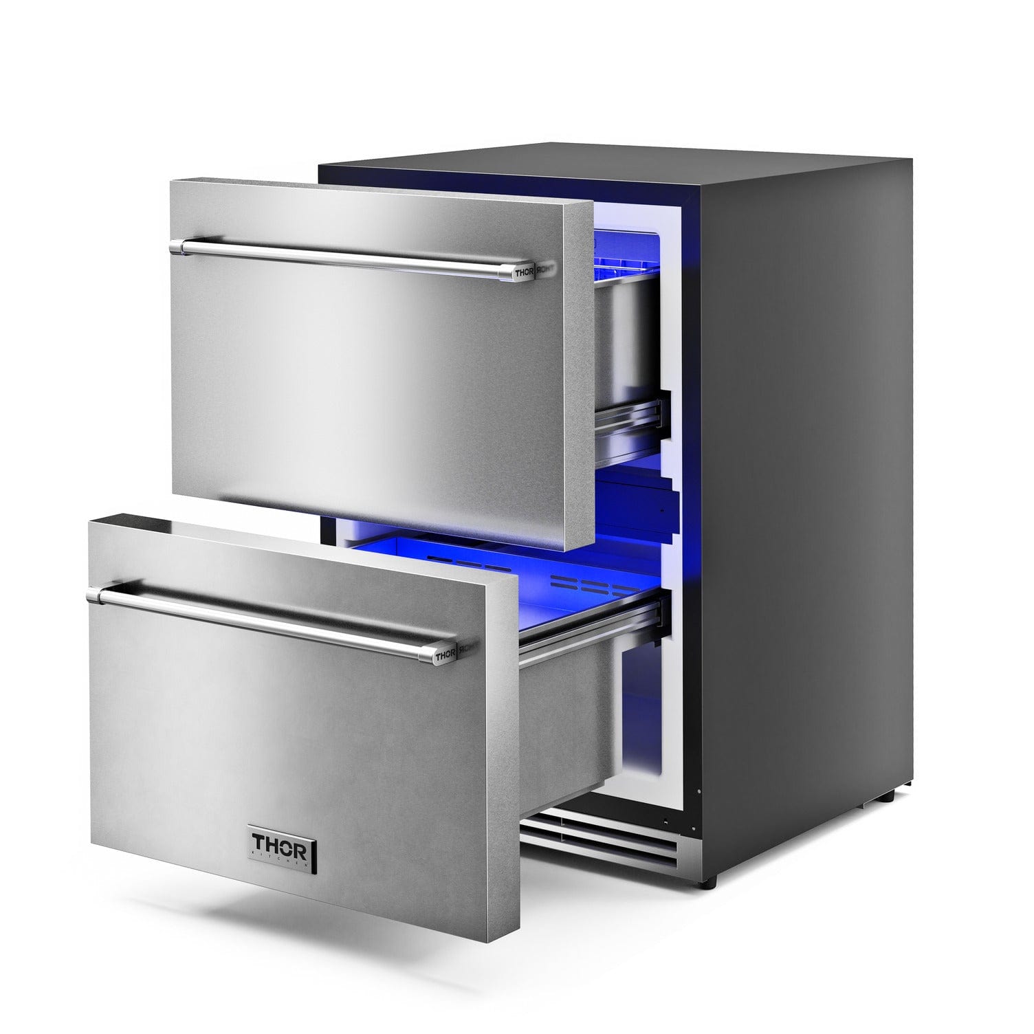 Thor Kitchen 24" Indoor or Outdoor Professional Freezer Drawer TRZ24U I Luxury Appliances Direct