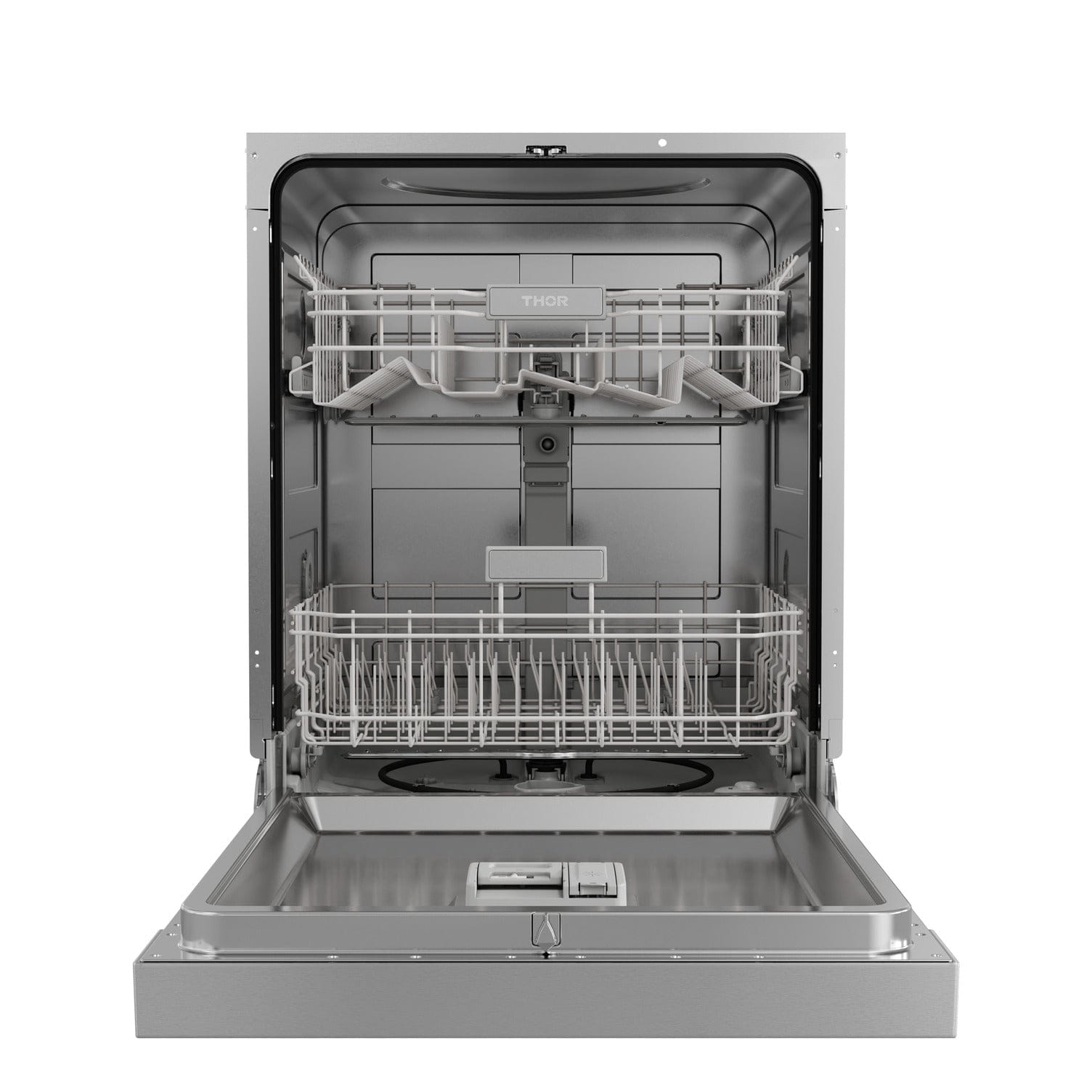 Thor Kitchen 24" Stainless Steel Dishwasher Pocket Handle ADW24PF I Luxury Appliances Direct