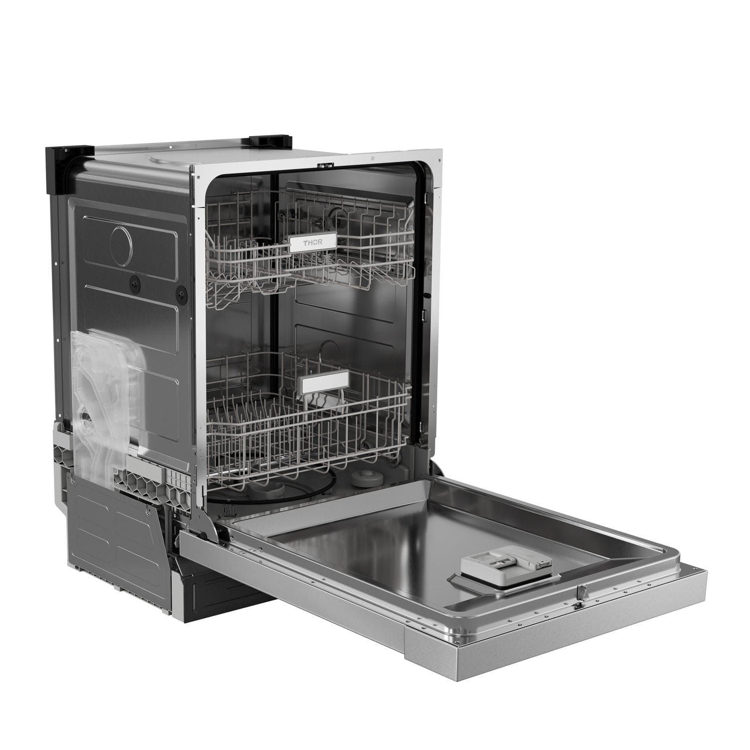 Thor Kitchen 24" Stainless Steel Dishwasher Pocket Handle ADW24PF I Luxury Appliances Direct