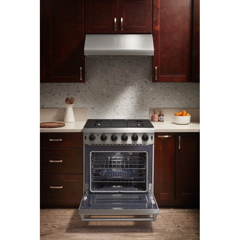 Thor Kitchen 30 in. 4.55 cu. ft. Professional Natural Gas Range in Stainless Steel LRG3001U I Luxury Appliances Direct