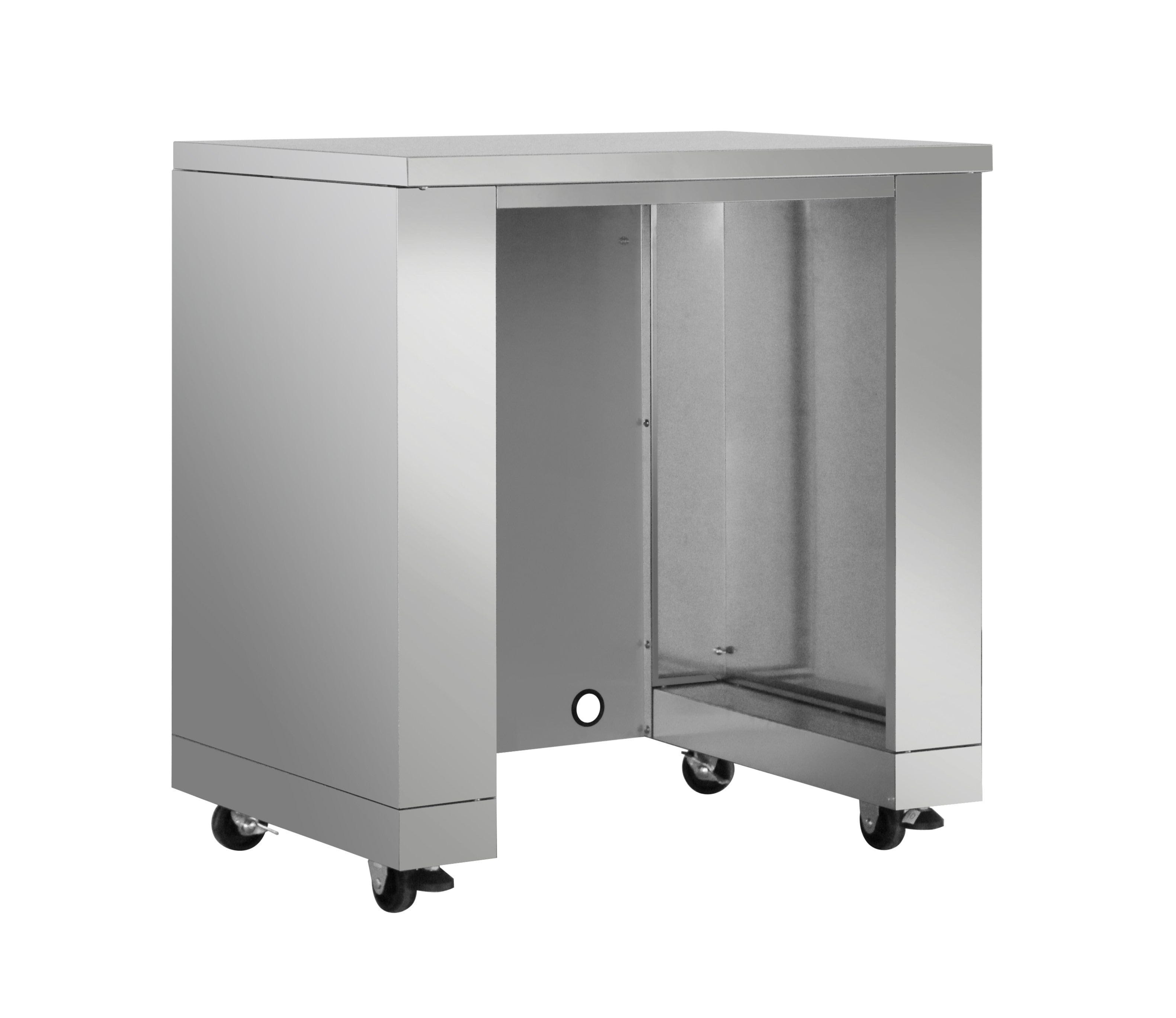 Thor Kitchen 35" Outdoor Kitchen Refrigerator Cabinet in Stainless Steel MK02SS304 I Luxury Appliances Direct