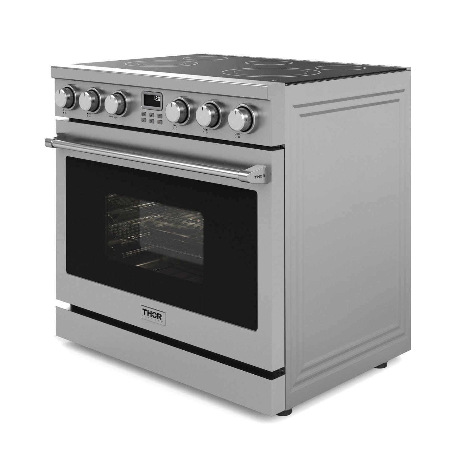 Thor Kitchen 36" Contemporary Professional Electric Range ARE36 I Luxury Appliances Direct