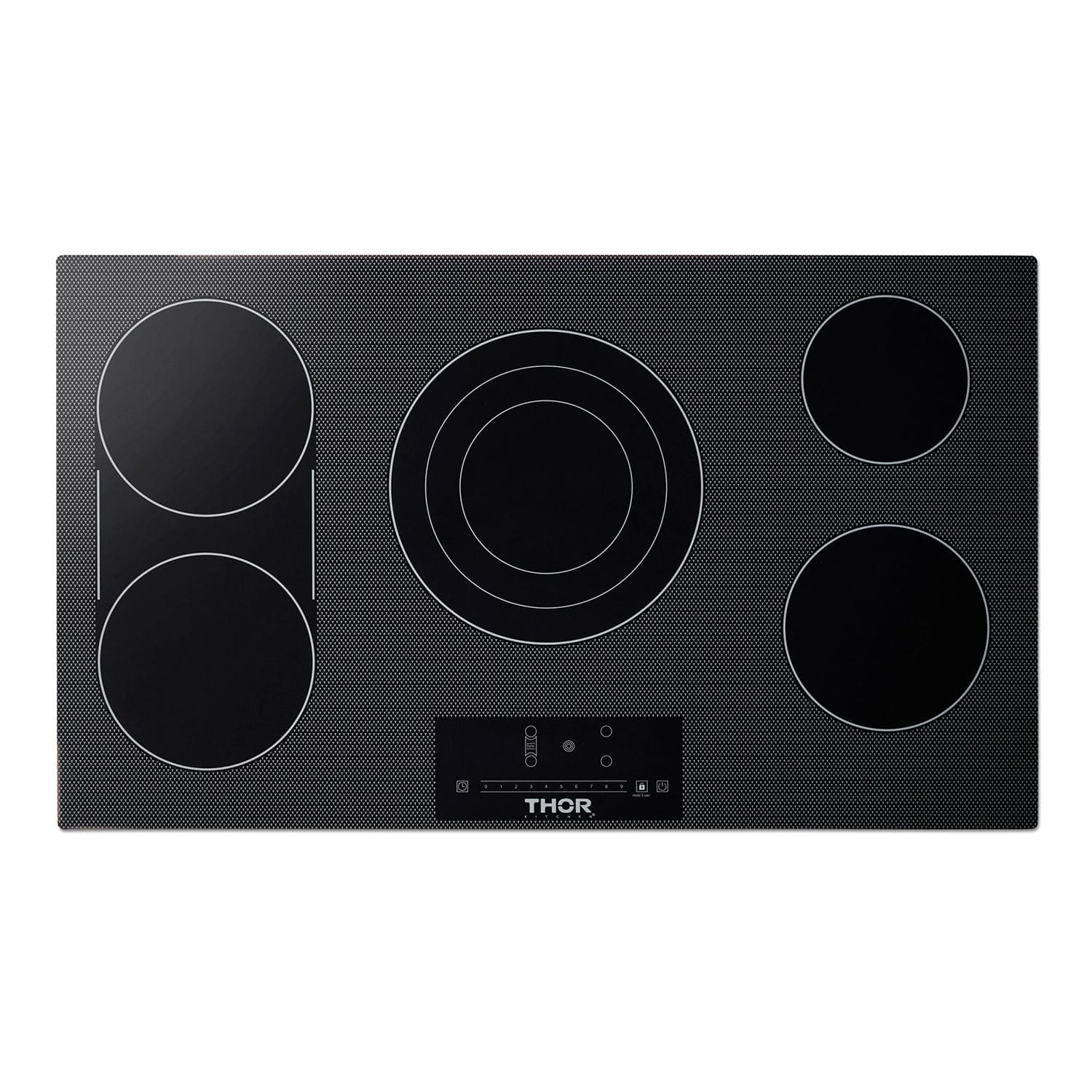 Thor Kitchen 36 Inch Professional Electric Cooktop in Black TEC36 I Luxury Appliances Direct