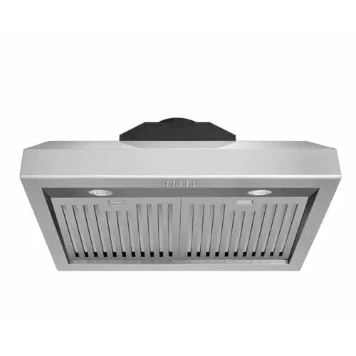 Thor Kitchen 4-Piece Pro Appliance Package - 30-Inch Gas Range, Refrigerator with Water Dispenser, Under Cabinet Hood & Dishwasher in Stainless Steel I Luxury Appliances Direct