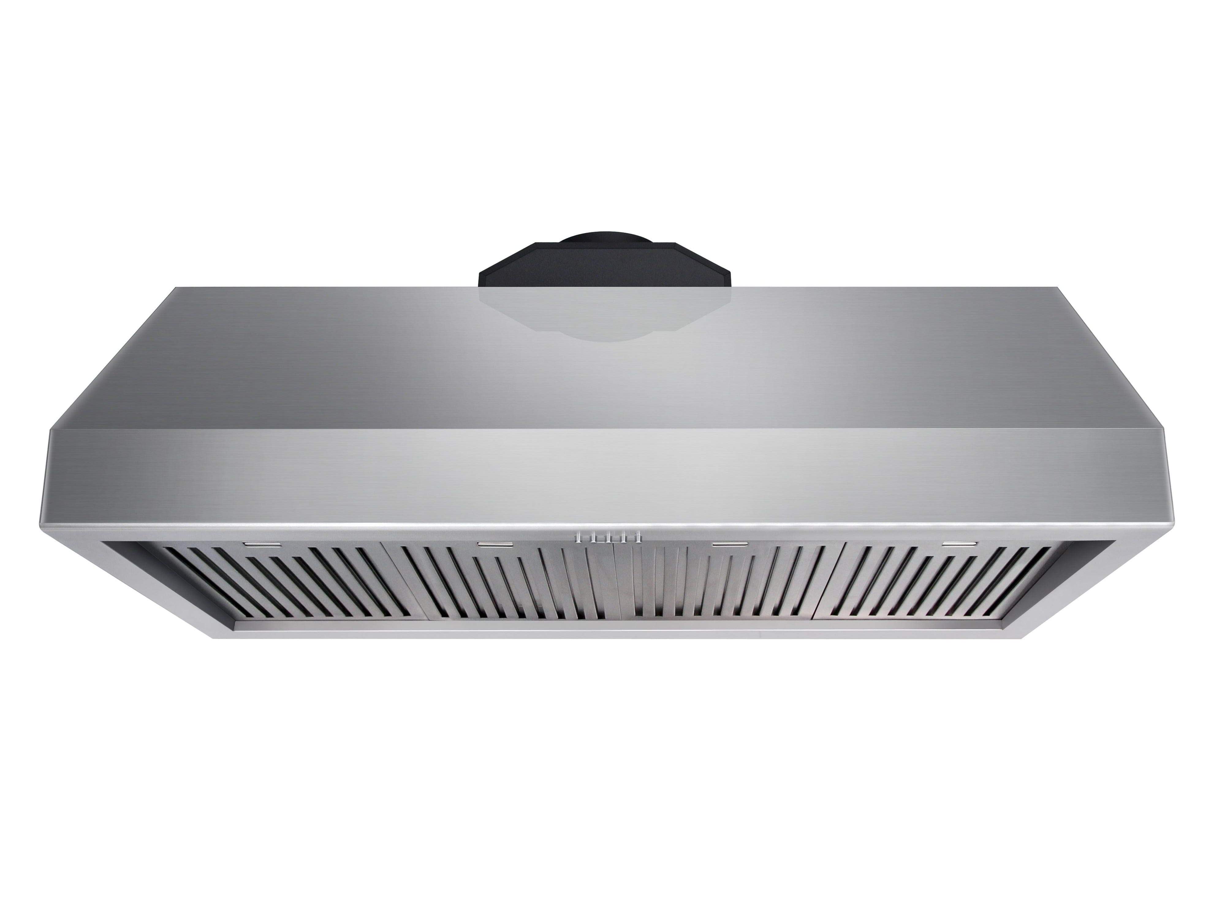 Thor Kitchen 48 Inch Under Cabinet LED Range Hood in Stainless Steel TRH4805 I Luxury Appliances Direct