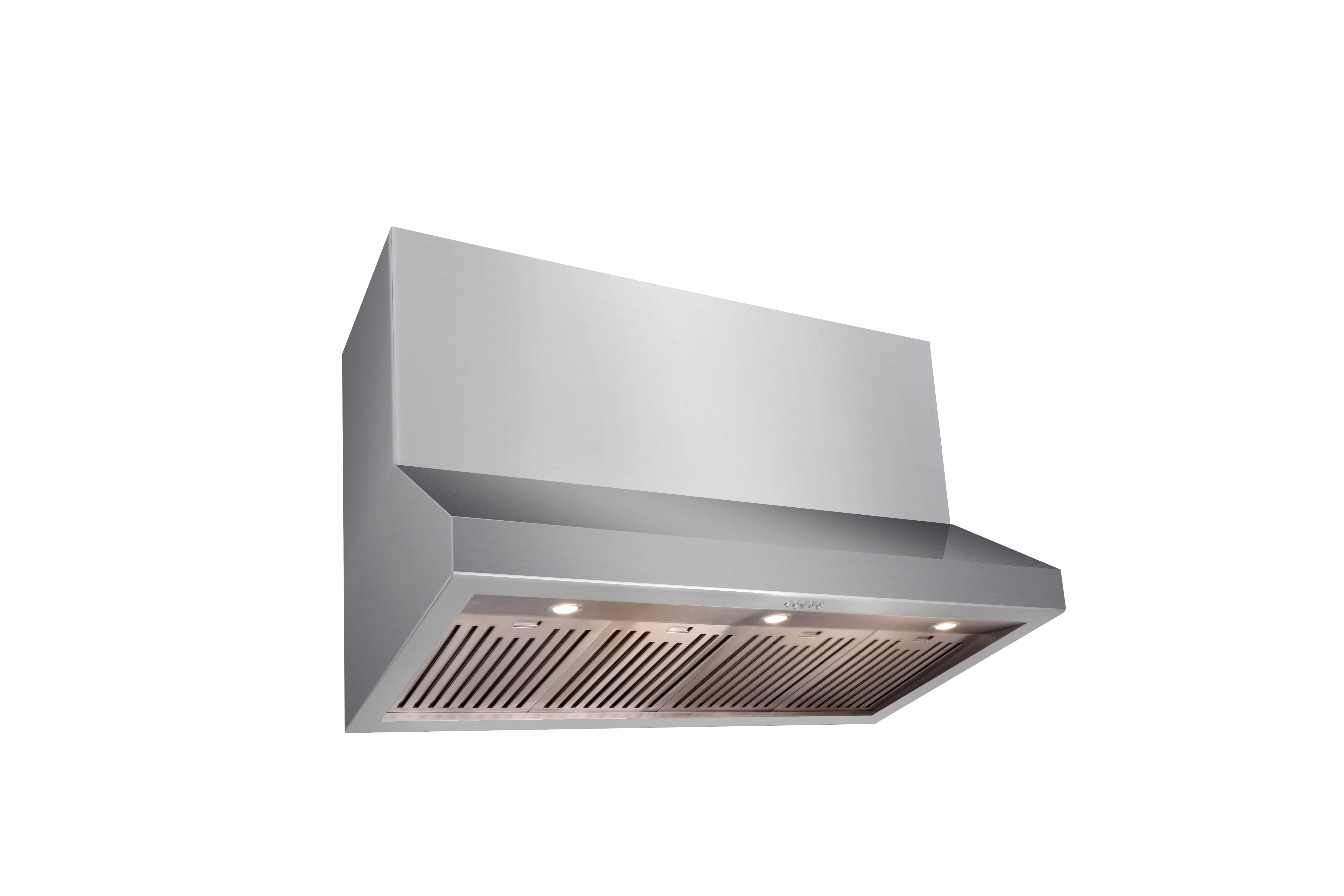 Thor Kitchen 48 Inch Under Cabinet LED Range Hood in Stainless Steel TRH4805 I Luxury Appliances Direct