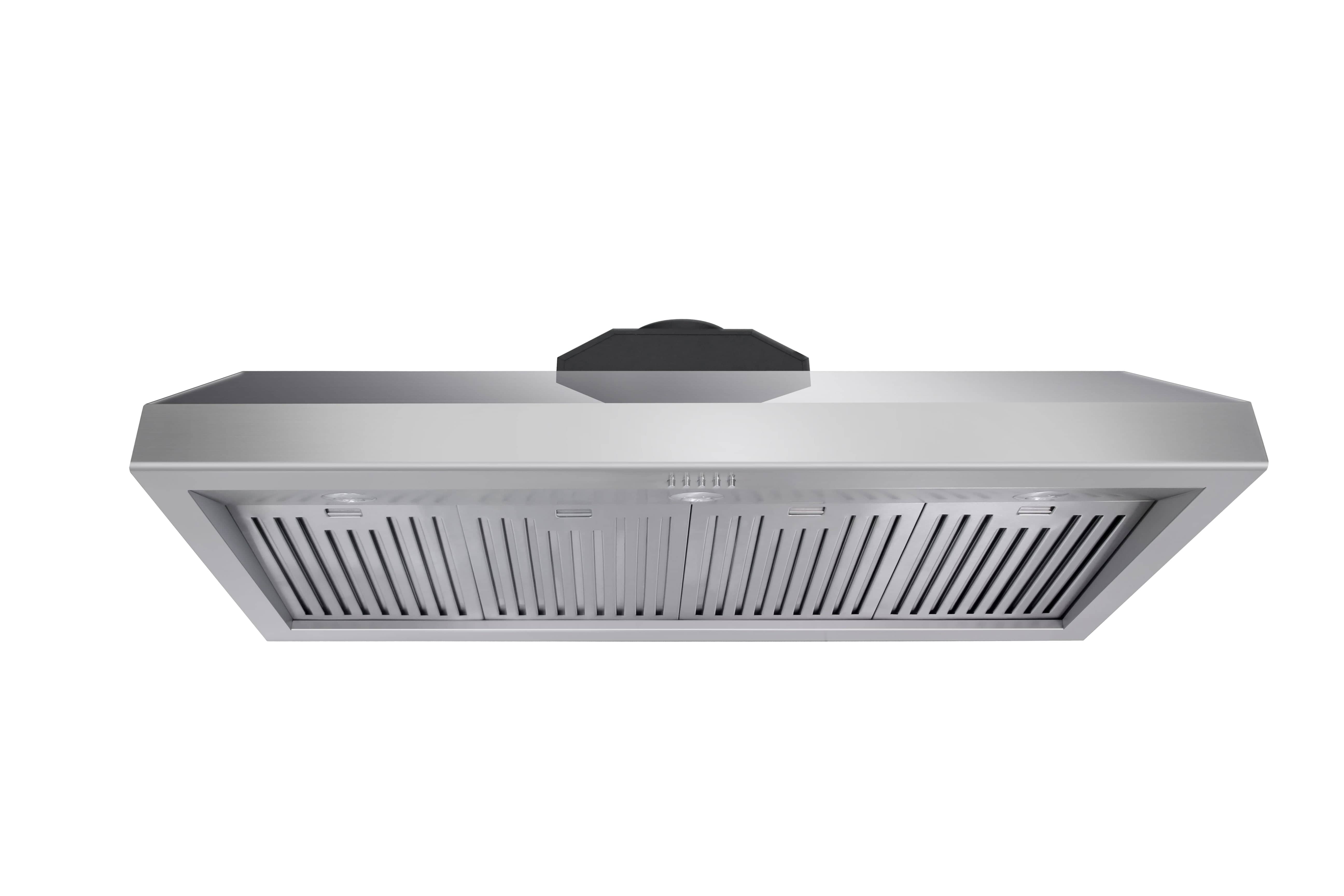 Thor Kitchen 48 Inch Under Cabinet LED Range Hood in Stainless Steel TRH4806 I Luxury Appliances Direct