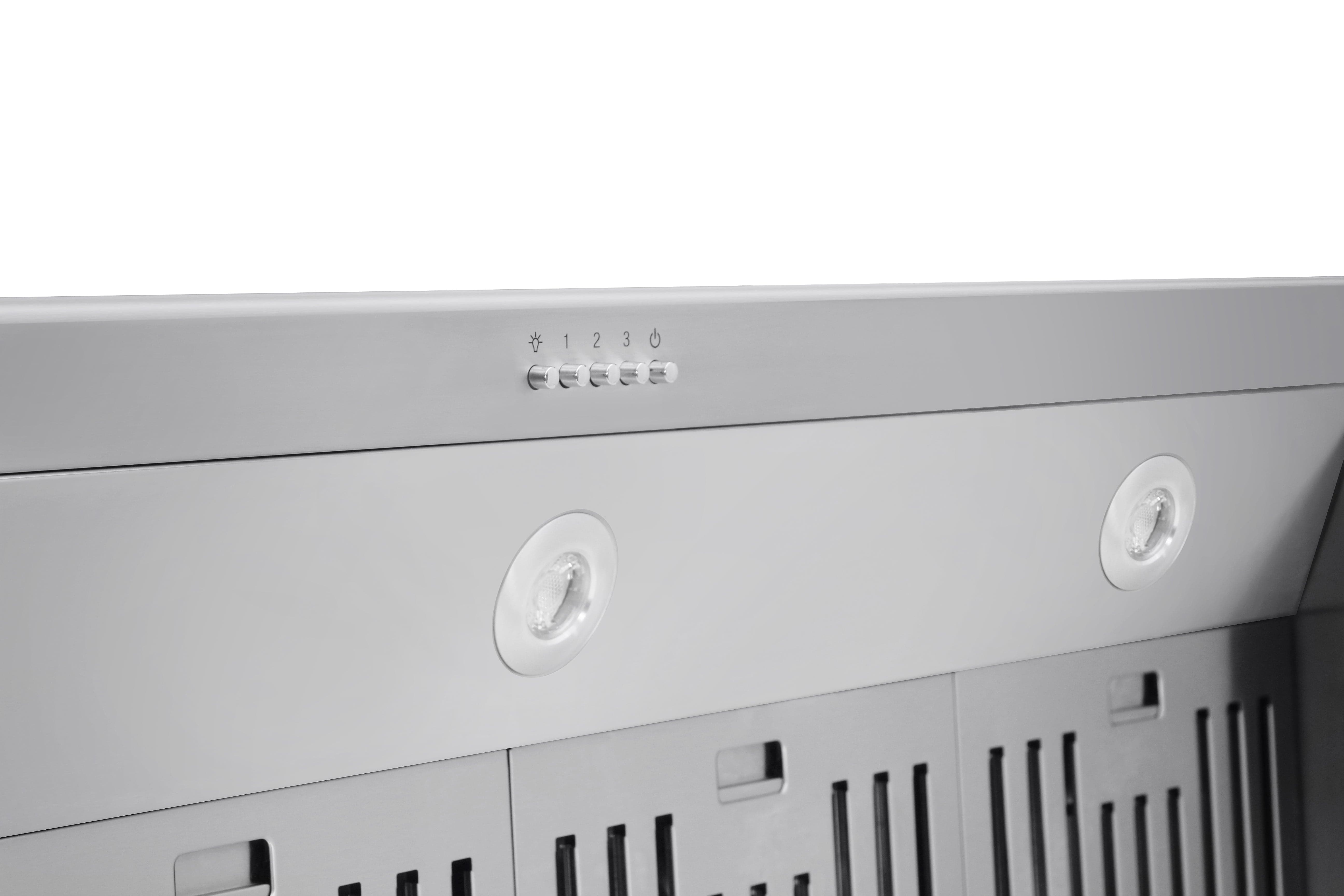 Thor Kitchen 48 Inch Under Cabinet LED Range Hood in Stainless Steel TRH4806 I Luxury Appliances Direct