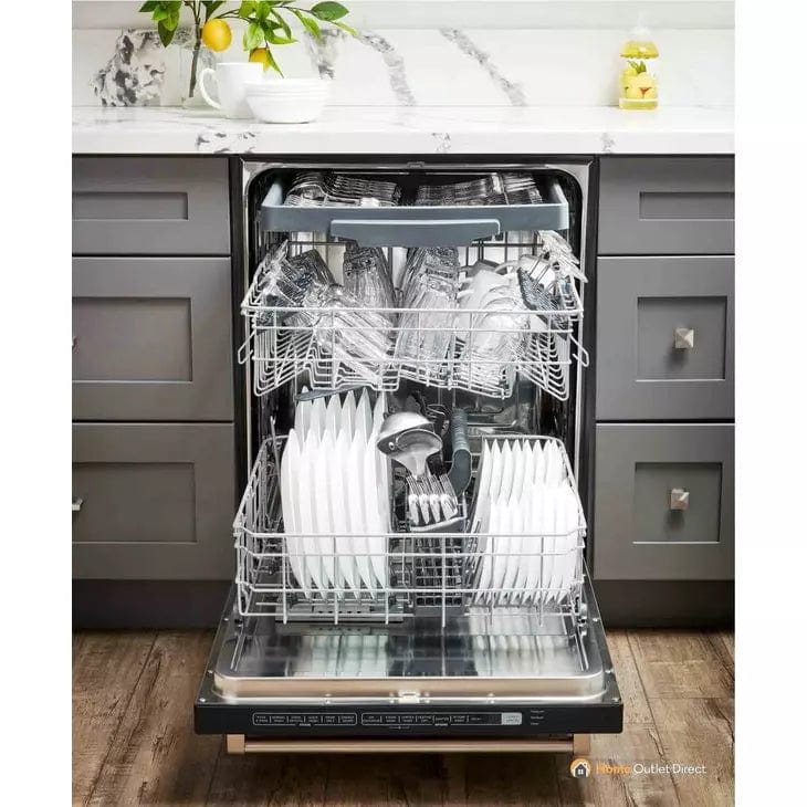 Thor Kitchen 5-Piece Pro Appliance Package - 48-Inch Dual Fuel Range, Under Cabinet Hood, Refrigerator with Water Dispenser, Dishwasher, & Wine Cooler in Stainless Steel I Luxury Appliances Direct