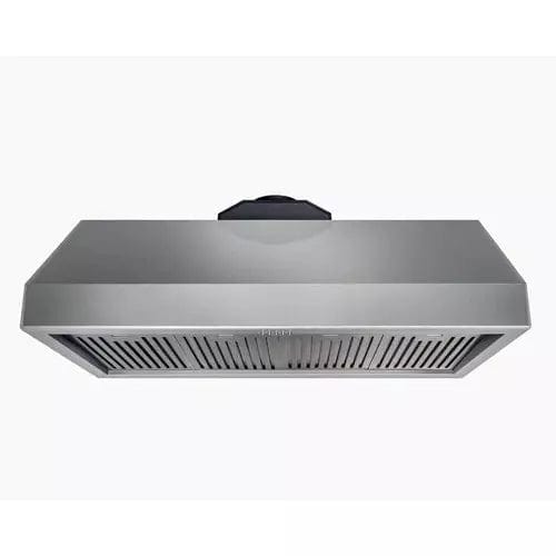 Thor Kitchen 5-Piece Pro Appliance Package - 48-Inch Gas Range, Refrigerator with Water Dispenser, Dishwasher, & Wine Cooler in Stainless Steel I Luxury Appliances Direct