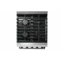 Thor Kitchen Appliance Package - 24 in. Gas Range and Range Hood, AP-LRG2401U I Luxury Appliances Direct