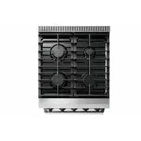 Thor Kitchen Appliance Package - 24 in. Propane Gas Range, Range Hood I Luxury Appliances Direct