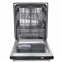 Thor Kitchen Appliance Package - 30 In. Electric Range, Microwave Drawer, Counter-Depth Refrigerator with Water and Ice Dispenser, Dishwasher I Luxury Appliances Direct