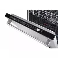 Thor Kitchen Package - 48 in. Gas Range, Range Hood, Dishwasher, Refrigerator with Water and Ice Dispenser, Microwave Drawer I Luxury Appliances Direct