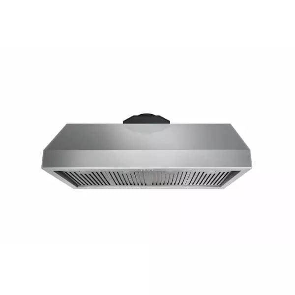 Thor Kitchen Package - 48 in. Gas Range, Range Hood, Microwave Drawer - Stainless Steel Knobs I Luxury Appliances Direct