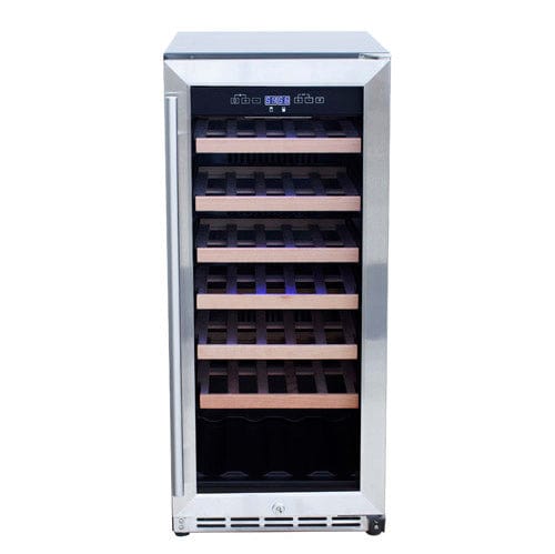True Flame 15" Outdoor Rated Single Zone Wine Cooler TF-RFR-15W I Luxury Appliances Direct