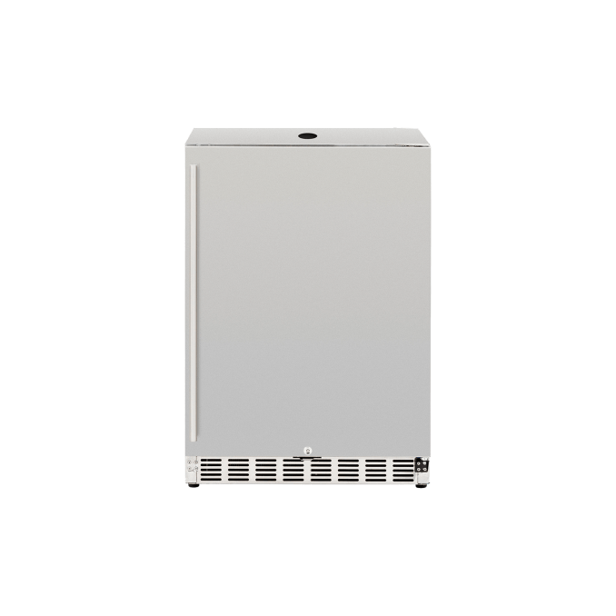 True Flame 24" 6.6C Deluxe Outdoor Rated Kegerator - No Tap TF-RFR-24DK I Luxury Appliances Direct