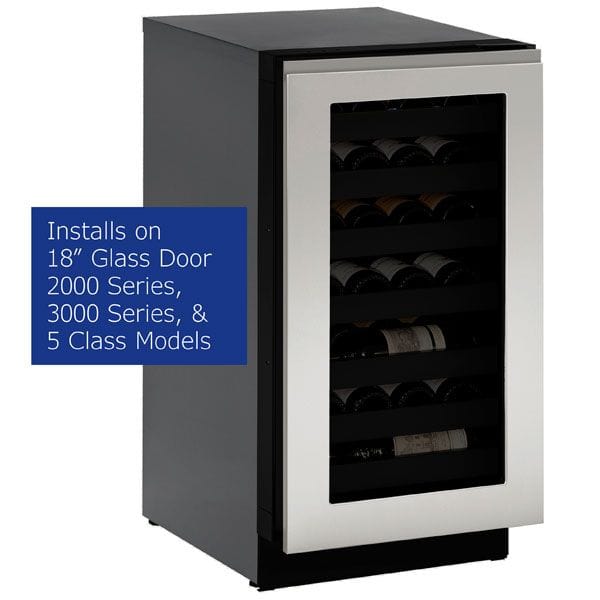U-Line 18" Stainless Handless Panel Frame - ULASHP18FRAME I Luxury Appliances Direct