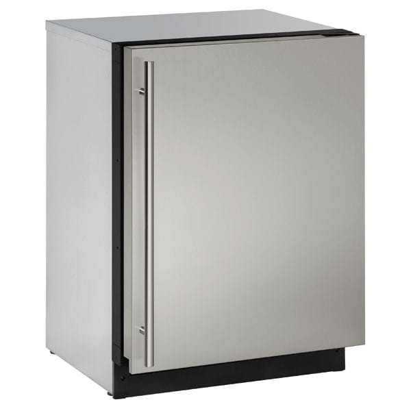 U-Line 2224R 24" Refrigerator Reversible Hinge Integrated/Stainless Solid I Luxury Appliances Direct