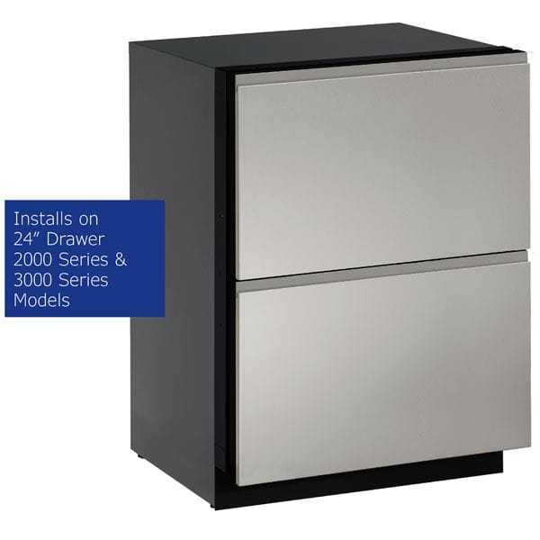 U-Line 24" Drawer Stainless Handless Panels Solid - ULASHP24DWR I Luxury Appliances Direct