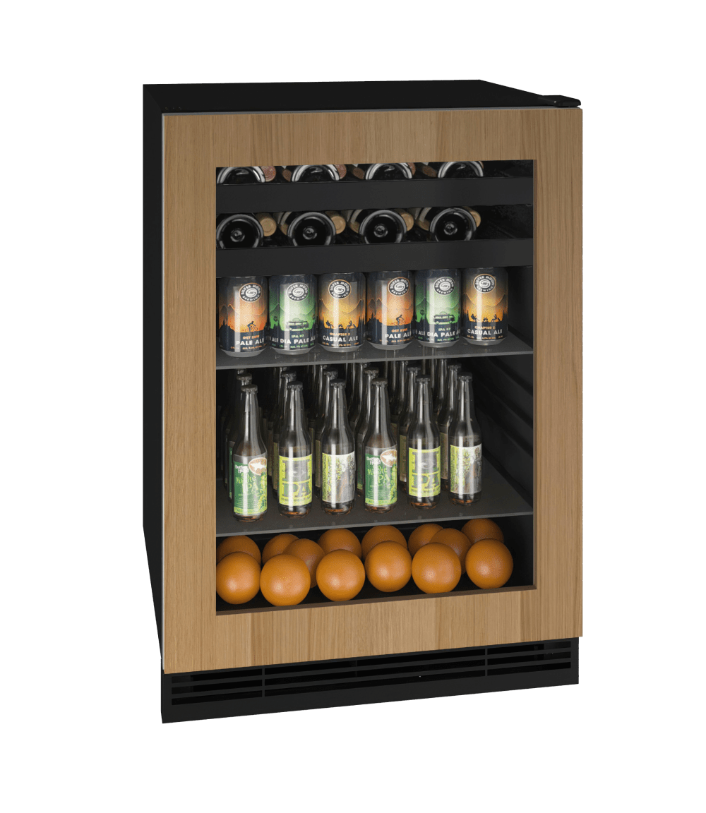 U-Line 24" Integrated Frame Beverage Center UHBV124-IG01A I Luxury Appliances Direct