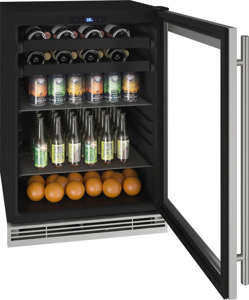 U-Line 24" Integrated Frame Beverage Center UHBV124-IG01A I Luxury Appliances Direct