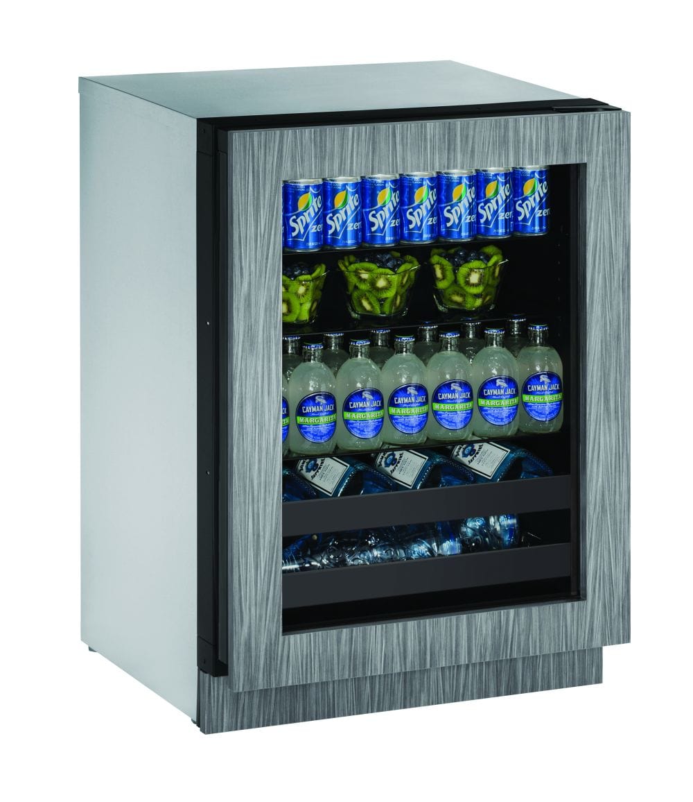 U-Line 24" Integrated Frame Reversible Beverage Center U-2224BEVINT-00B I Luxury Appliances Direct