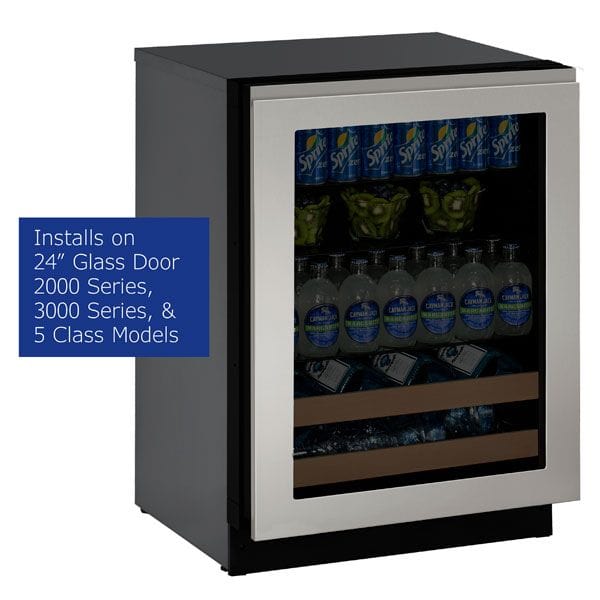 U-Line 24" Stainless Handless Panel Frame - ULASHP24FRAME I Luxury Appliances Direct