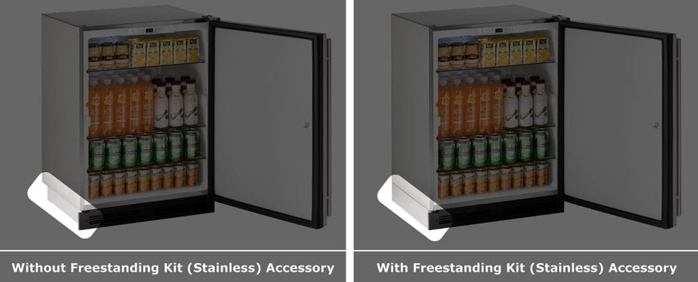 U-Line 24" Stainless Steel Free Standing Kit - ULAFREESTANDS I Luxury Appliances Direct